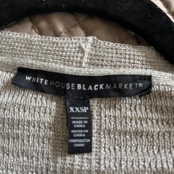 NWOT- WHBM sparkly mid length sparkly cardigan - Picture 4 of 8